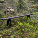 Hiilletty puu penkki KELO - Nordic Terrace Lifestyle (160 tai 200cm)