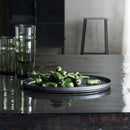 House Doctor - Tarjoilulautanen, HDPion, musta/ruskea (soikea reunoilla)