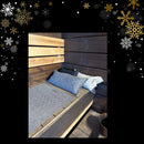 SPA JOULULAHJAPAKKAUS - 2 kpl peflettiä + sisustuskynttilä ja ruususaippua - Jadeco