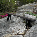 Hiilletty puu penkki KELO - Nordic Terrace Lifestyle (160 tai 200cm)