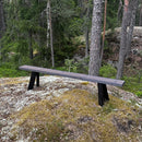 Hiilletty puu penkki KELO - Nordic Terrace Lifestyle (160 tai 200cm)