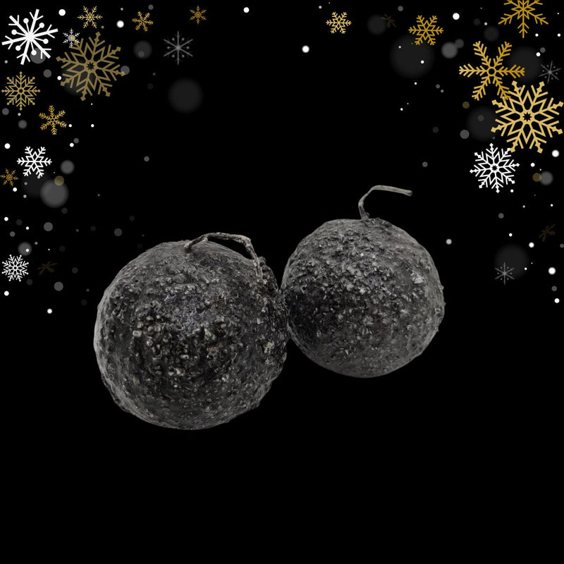 SPA JOULULAHJAPAKKAUS - 2 kpl peflettiä + sisustuskynttilä ja ruususaippua - Jadeco