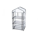 4 Living - Kasvihuone 3-hyllyn musta. Yrttien ja vihannesten kasvatukseen