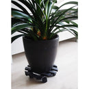 4 Living Collection Ruukunalunen pyöreä musta 30 cm