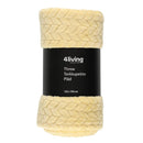 4Living Torkkupeitto / viltti Mila 125x150 cm keltainen