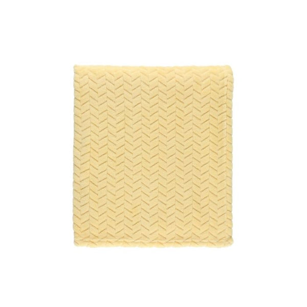 4Living Torkkupeitto / viltti Mila 125x150 cm keltainen