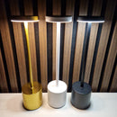 UUTTA! Seled - Ladattava  pöytälamppu valkoinen – tunnelmaa ilman johtoa ja kevyt ottaa mukaan vaikka piknik-retkelle / veneilemään / karavaanarille / mökille