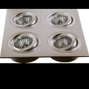 Kaser alasvalokaulus, neliö, 4-paikkaa, kääntyvät