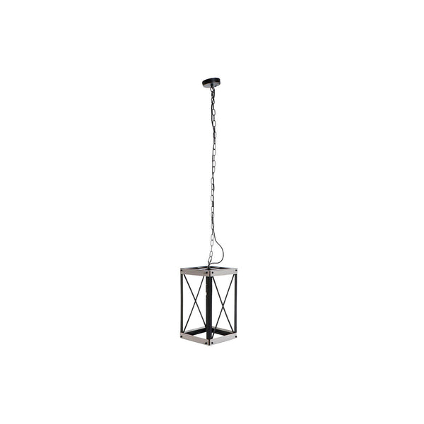 Kattolamppu DKD Home Decor Musta Metalli Ruskea 220 V 50 W (25 x 25 x 43 cm)