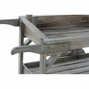 Puutarhakärry yrteille 87 x 14 x 109 cm 87 x 41 x 109 cm Vaaleanruskea