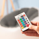 Ilmatäytteinen Nojatuoli Monivärisellä LED-valolla ja Kaukosäätimellä