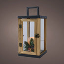 Lumineo LED-lyhty Liekki-efektillä 15 x 15 x 32 cm