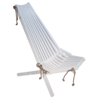 EcoFurn® Ekotuoli Mänty Valkoinen
