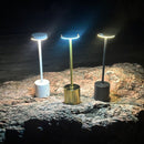 UUTTA! Seled - Ladattava pöytälamppu musta – tunnelmaa ilman johtoa ja kevyt ottaa mukaan vaikka piknik-retkelle / veneilemään / karavaanarille / mökille