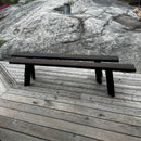 Hiilletty puu penkki KELO - Nordic Terrace Lifestyle (160 tai 200cm)