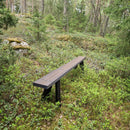 Hiilletty puu penkki KELO - Nordic Terrace Lifestyle (160 tai 200cm)