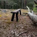 Hiilletty puu penkki KELO - Nordic Terrace Lifestyle (160 tai 200cm)