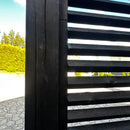 PERGOLA hiilletystä puusta vahvisteilla 4 x 4m - Nordic Terrace Lifestyle