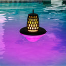 Finnlumor Allaskaiutin LED-valoilla kelluva langaton