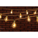 Finnlumor Valosarja Filament juutti 10LED (sisälle ja lasiterassille)