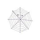 Finnlumor Halloween hämähäkinverkko violetti