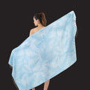 Hamam pyyhe Garda turkoosi 90 x 175cm (250g) - TERASSILLE