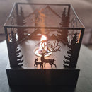 UUTUUS! SELED™ Nordic Forest Flame: neilön muotoinen pöytätuli moderniin sisustukseen Bioetanolitakka 35x18x15 cm
