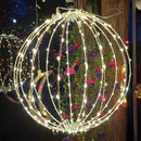 SELED LED-valopallo 50 cm (Valkoinen)