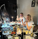 Seled pöytätuli / bioetanolitakka, suorakaide 35x18x15 cm