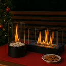 Seled pöytätuli / bioetanolitakka, suorakaide 35x18x15 cm