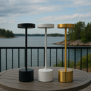 UUTTA! Seled - Ladattava pöytälamppu musta – tunnelmaa ilman johtoa ja kevyt ottaa mukaan vaikka piknik-retkelle / veneilemään / karavaanarille / mökille