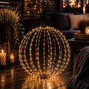 SELED LED-valopallo 30 cm (Musta)
