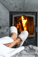 Luin Living - Kylpytossut Cosy, Granite Pohjan mitta S/M 28cm (37-40)