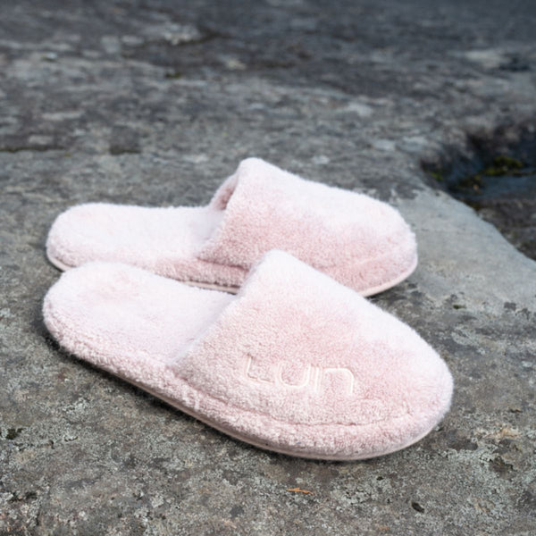 Luin Living - Kylpytossut Cosy, Dusty Rose Pohjan mitta L/XL: 31,5cm (40-44)