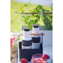 Maku Kitchen life Kori puisella kantokahvalla S valkoinen