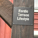 Nordic Terrace Lifestyle - skandinaavista sisustyyliä terassille ekologisesti ja huoltovapaasti hiilletystä puusta. Pergolat, terassipöydät ja penkit