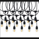 SELED ULKOVALOSARJAN JATKOPALA ULKOKÄYTTÖÖN VAIHDETTAVILLA E27 LED -LAMPUILLA. 5m / 5 lamppua