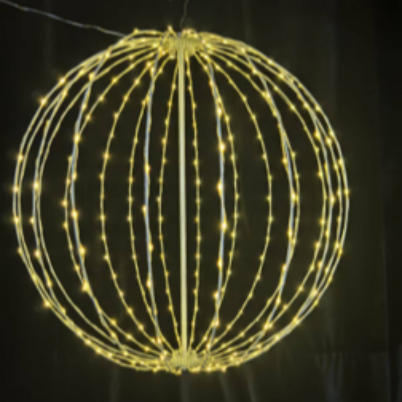 Seled LED-valopallo 50 cm 240 LED valkoinen (toimitus joulukuun alku)