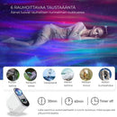 SELED REVONTULIPROJEKTORI - 31 toimintoa, bluetooth kaiutin, 6 eri rauhoittavaa musiikkia sekä kaukosäädin. Loistava lahjaidea.