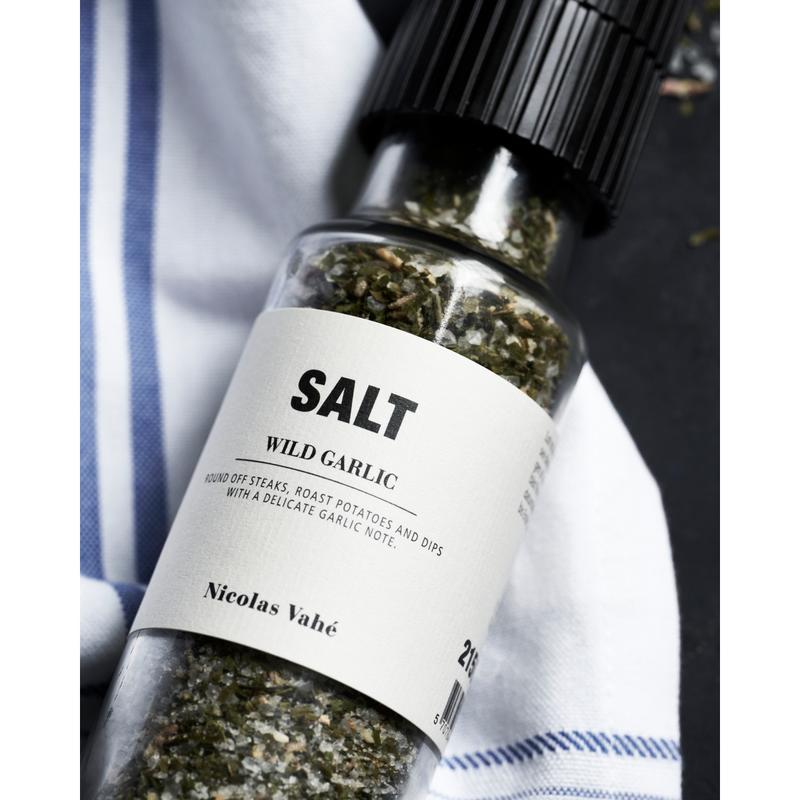 Nicolas Vahé - SUOLA, VILLIVALKOSIPULI (Salt, wild garlic) 215g