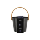 Rento -Saunasanko alumiini musta