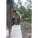 Rento -Saunasanko alumiini musta