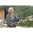 Rento -Saunasanko alumiini musta