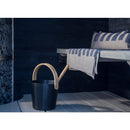 Rento -Saunasanko alumiini musta