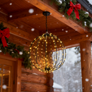 Seled LED-valopallo 30 cm 160 LED musta (toimitukset joulukuun alku)