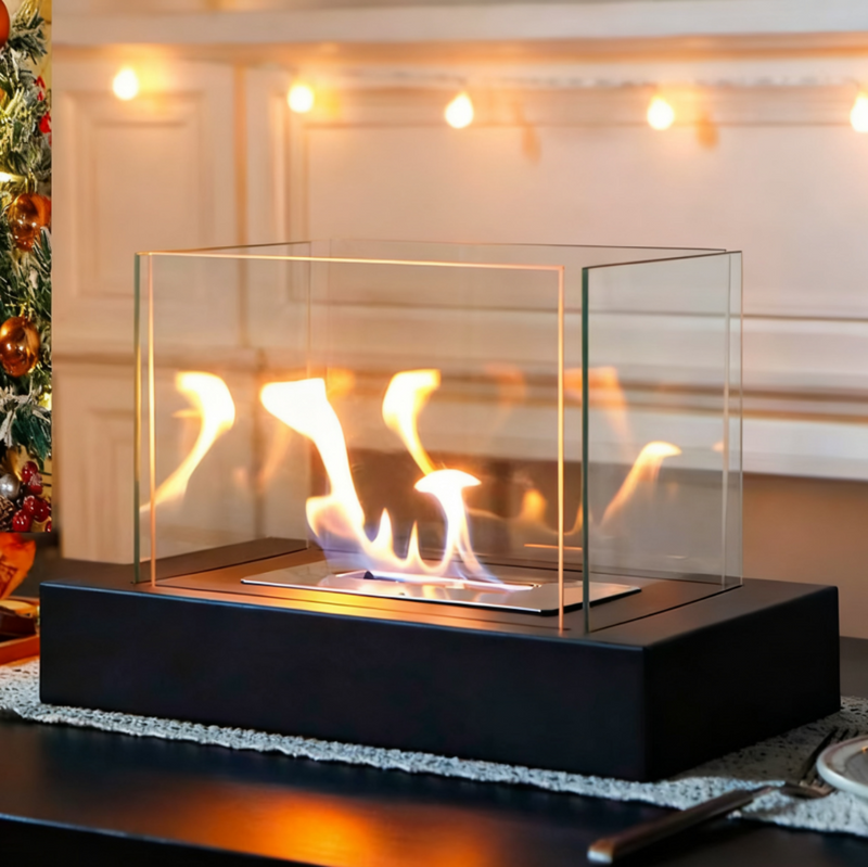 Seled pöytätuli / bioetanolitakka, suorakaide 35x18x15 cm (saapuu varastoon marraskuun lopulla)