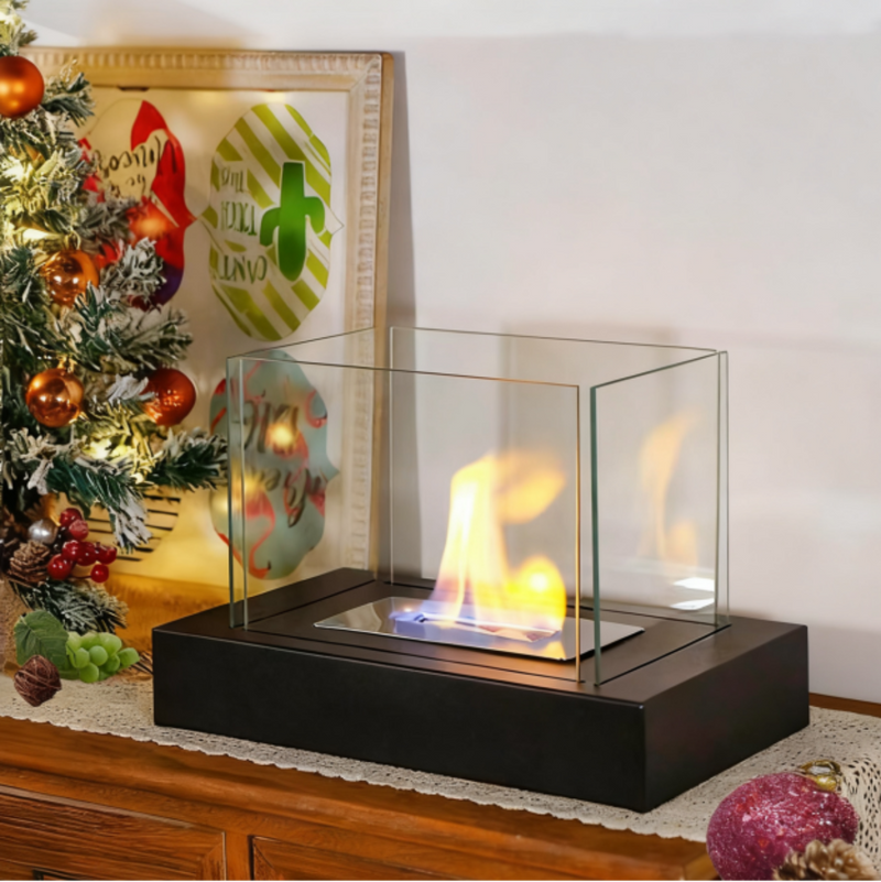 Seled pöytätuli / bioetanolitakka, suorakaide 35x18x15 cm (saapuu varastoon marraskuun lopulla)