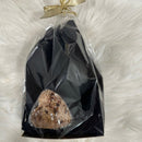 Jadeco - SINGLELAHJAPAKKAUS- musta pefletti x 1 ja ruususaippua