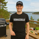 Terassilippis suojaa ja säväyttää - tosi grillaajan lippis - musta