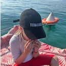 Terassilippis suojaa ja säväyttää - tosi grillaajan lippis - musta